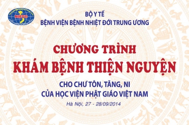 Khám bệnh thiện nguyện cho Học viện Phật giáo Việt Nam tại Hà Nội
