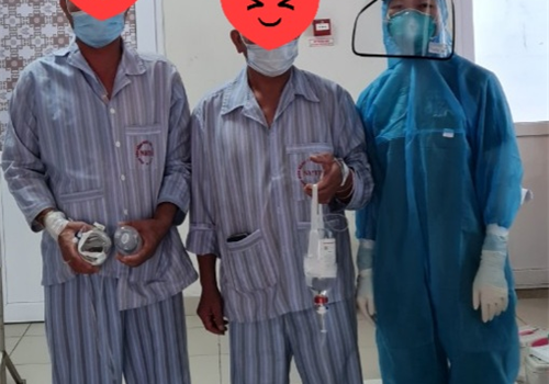 Những bệnh nhân Covid-19 thở máy đầu tiên thoát khỏi tử thần trong bão dịch Covid-19 lần thứ 4 tại Việt Nam.
